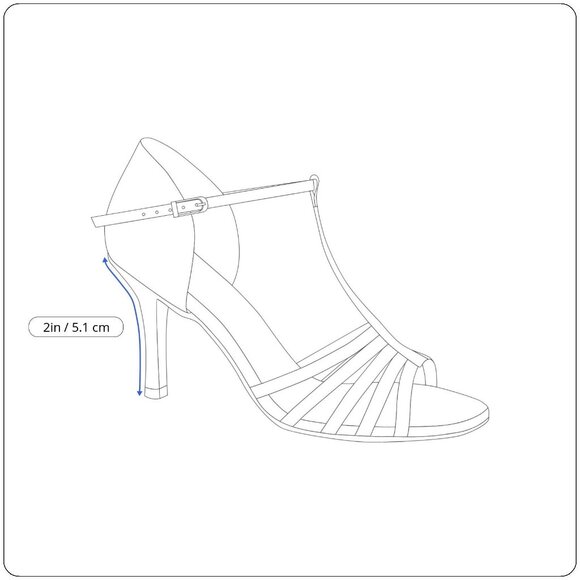 Ros Hommerson Women’s Black Diamond Heidi T-Strap Dress Heels Size 9.5N - Picture 10 of 10